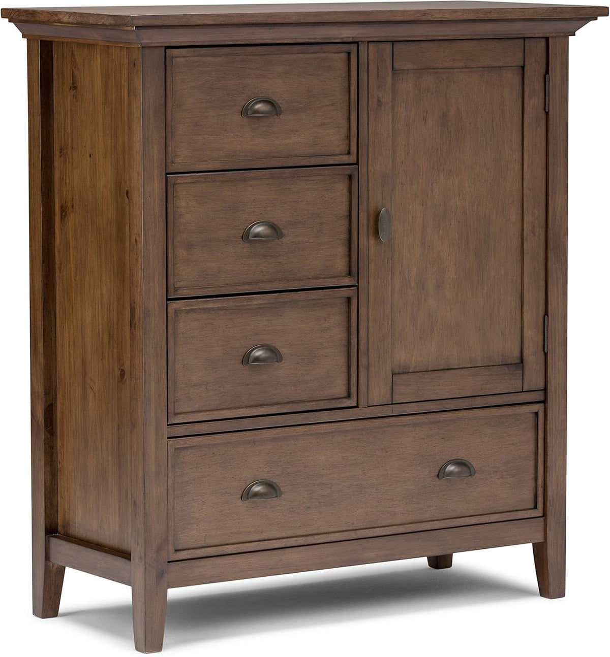 Solid Wood 39 inch Wide Storage Cabinet with 3 Drawers V1897