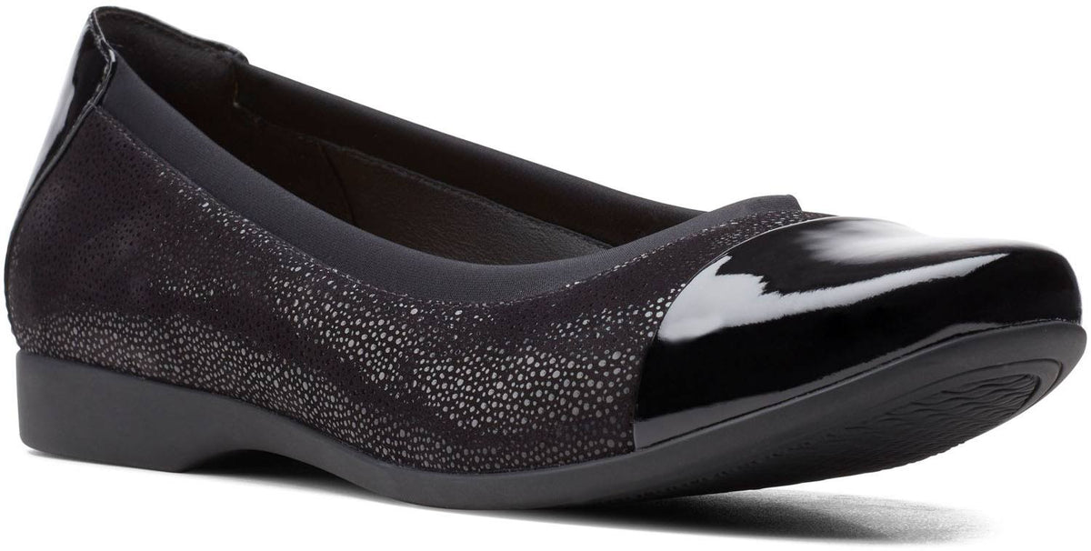 Black Flat Shoes Q99269