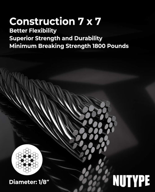 1/8 T316 Stainless Steel Cable 600FT Q226272