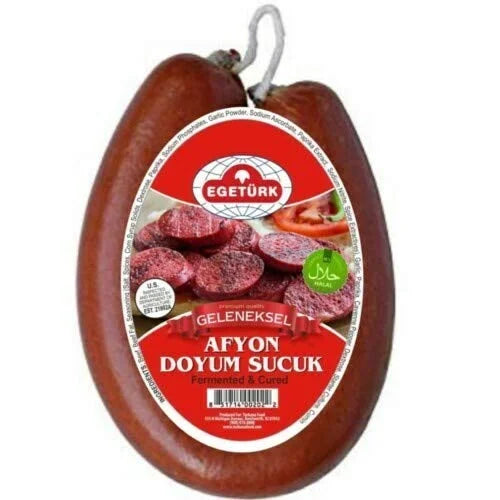 AFYON DOYUM SUCUK 1LBS Mild Halal Fermented and Cured Q98751