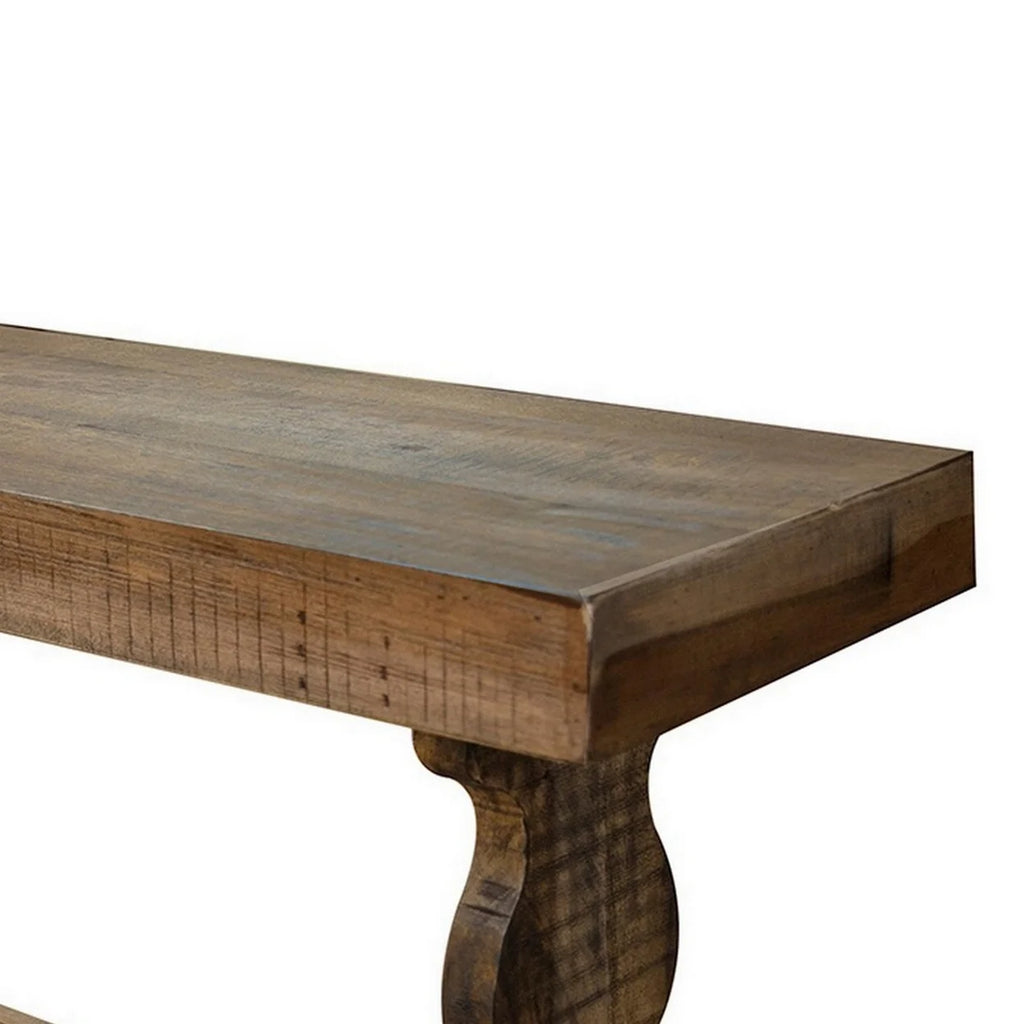 70 Inch Solid Pine Wood Bench Z14253