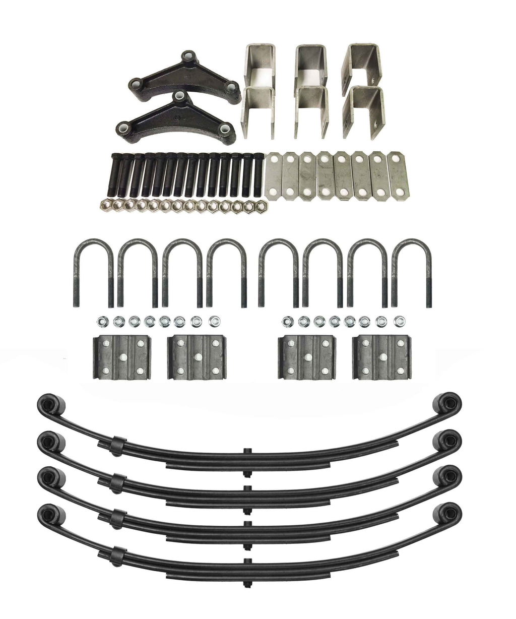 Tandem Trailer Axle Suspension Kit with Springs and U-bolt Hanger Kit M855