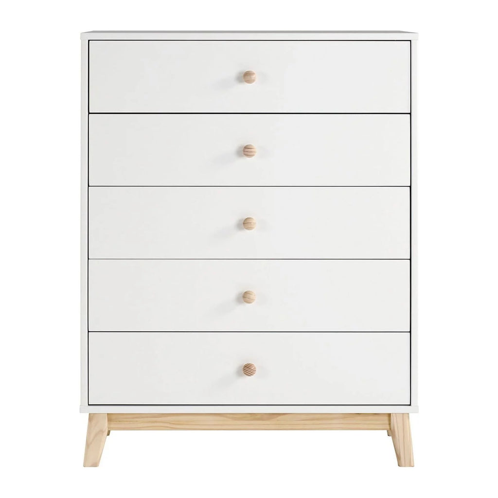 White 5-Drawer Chest F8529