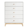 White 5-Drawer Chest F8529