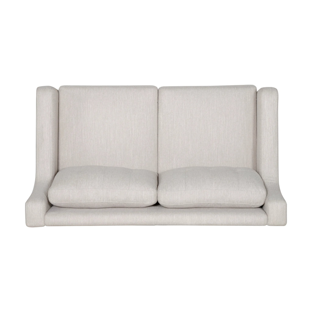 Beige Fabric Upholstered Loveseat B516216