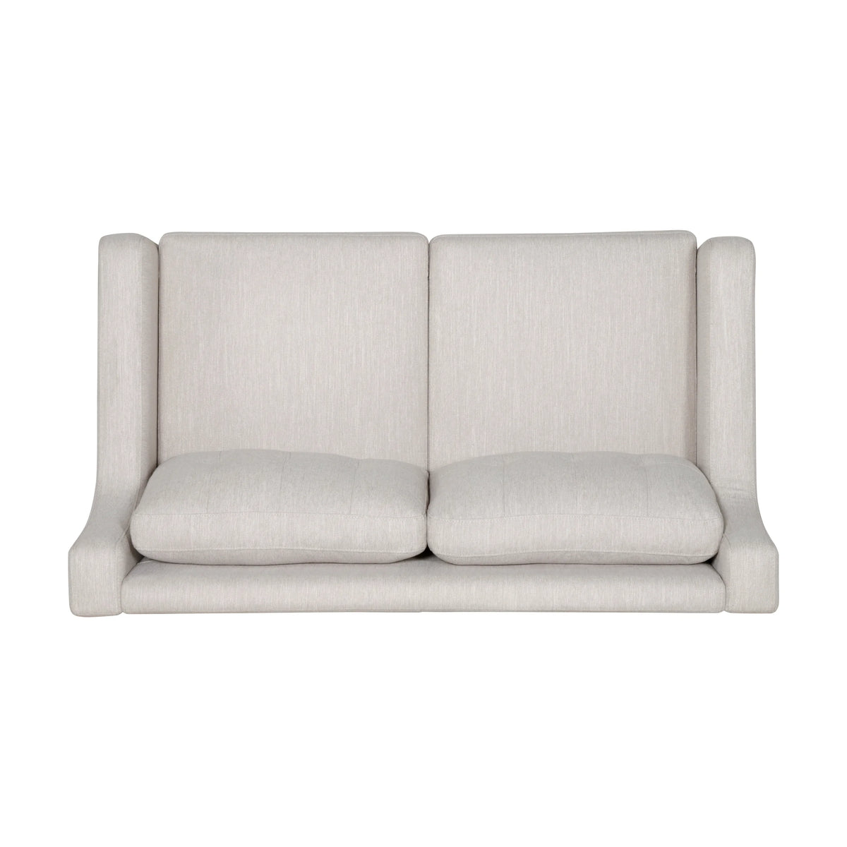 Beige Fabric Upholstered Loveseat B516216
