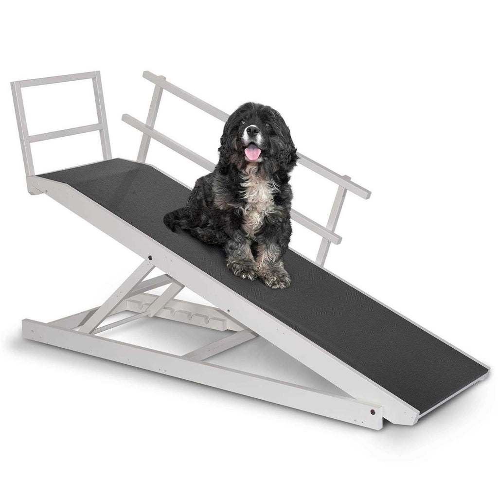 Large Adjustable Height Dog Bed Ramp B71972