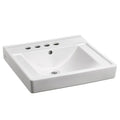 White Wall Mounted Bathroom Sink K602