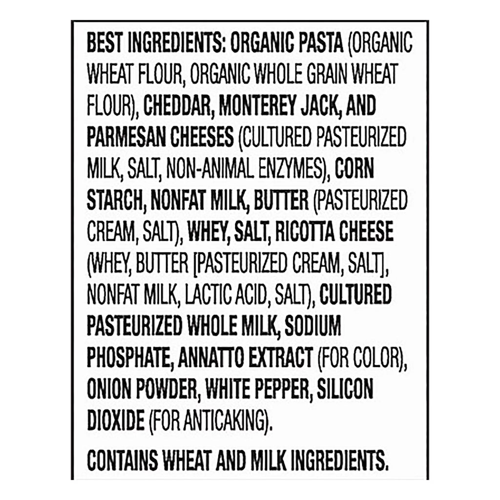 Four Cheese Penne Macaroni and Cheese Dinner with Organic Pasta, 5.5 OZ B801058