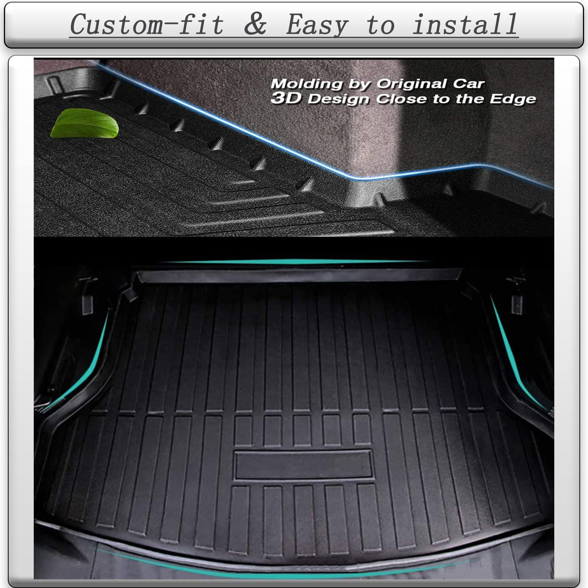 All-Weather Rear Trunk Tray Cargo Mat Protector B75352