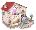 Dollhouse Bungalow with LED Light 11.4"x10"x10" L24337