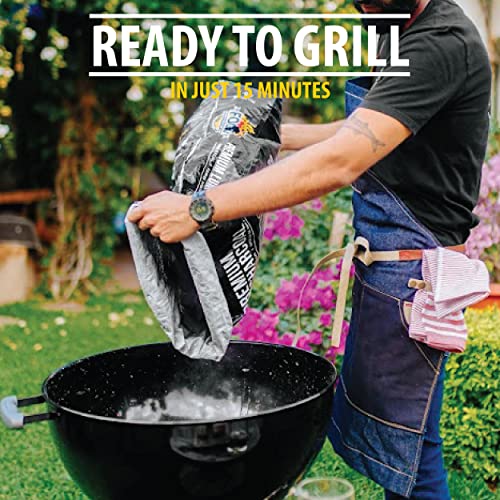 Premium Oak Lump Charcoal, 17.6 Pound Bag Y7462