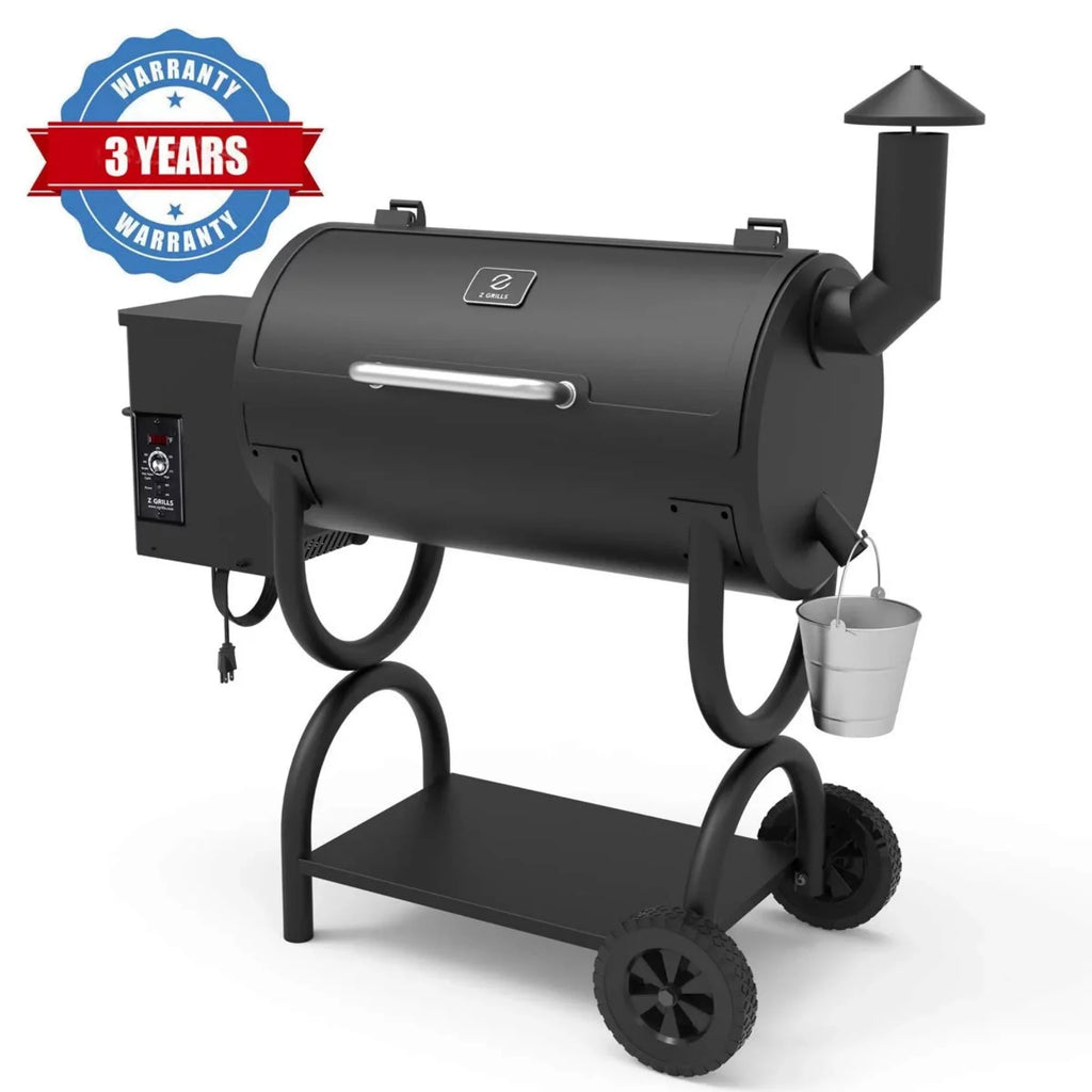 560 sq. in. Wood Pellet Grill & Smoker, 8 in 1 BBQ Grill D295449