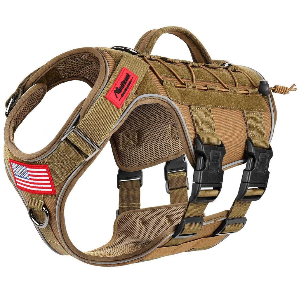 Tactical Dog Harness Reflective No Pull with Handle L65973