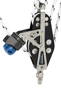 Aluminum Fiddle Block with Becket and Cam Cleat M428309