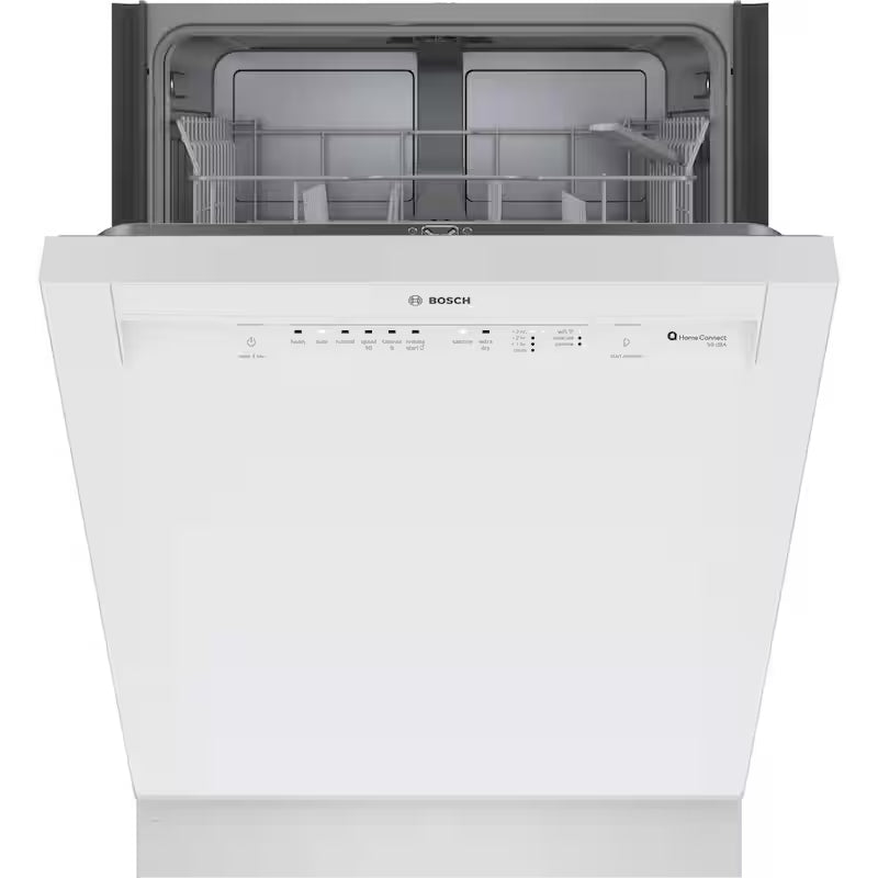White Front Control Tall Tub Dishwasher with Stainless Steel Tub L65156