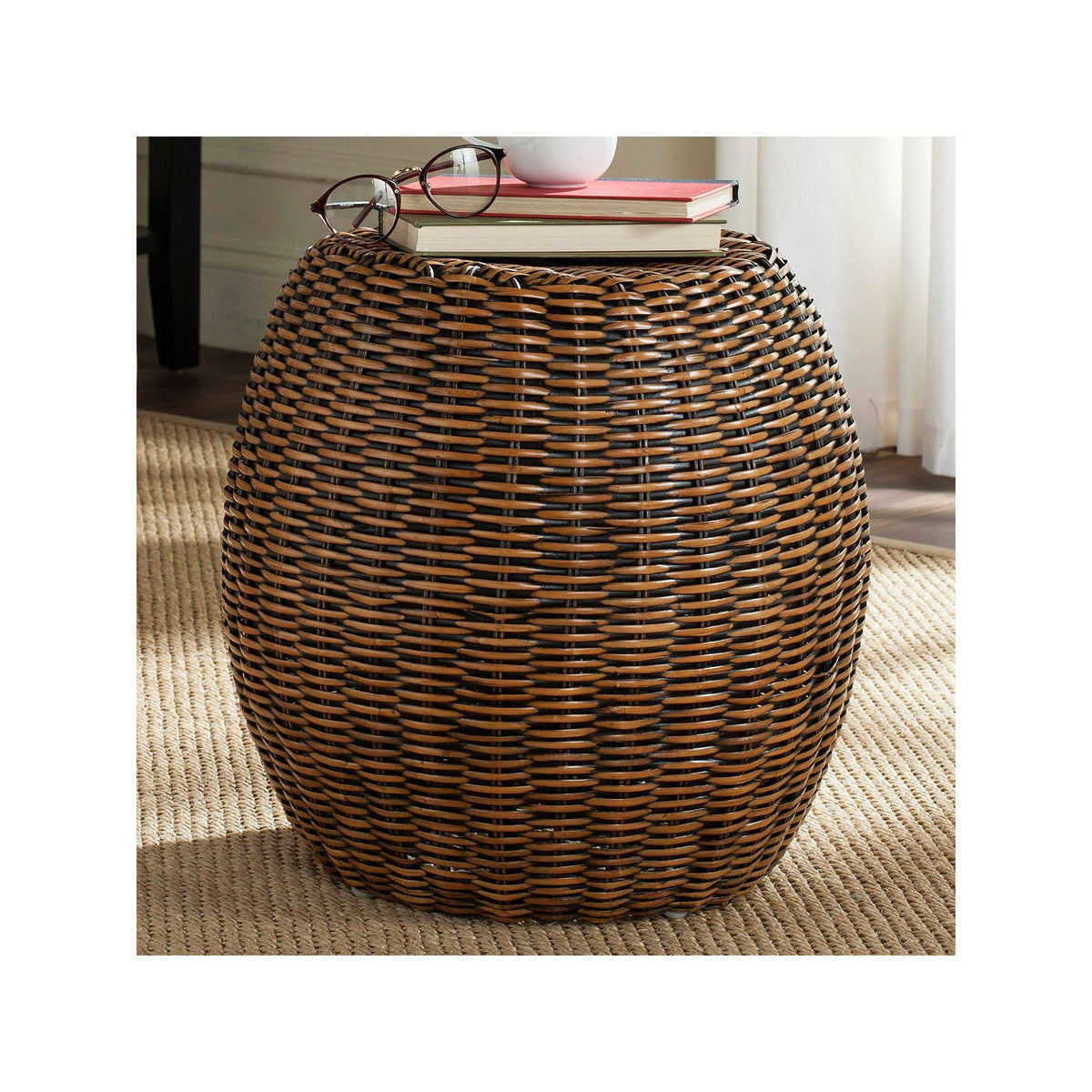 Brown & Multi End Table T766