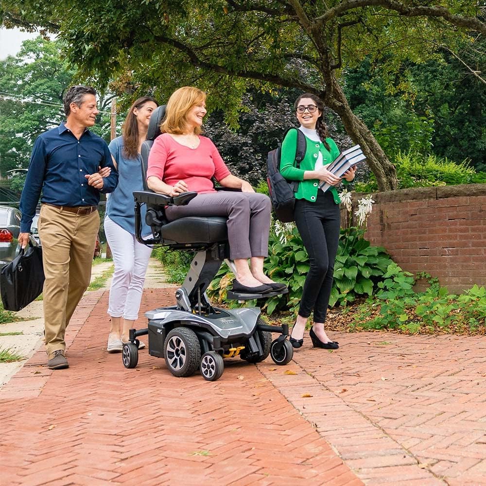 Power Chair with U-1 Batteries, Mid Wheel Drive, 300 lbs. WC, Up to 4 MPH, 16.8 Miles Range Per Charge W790845