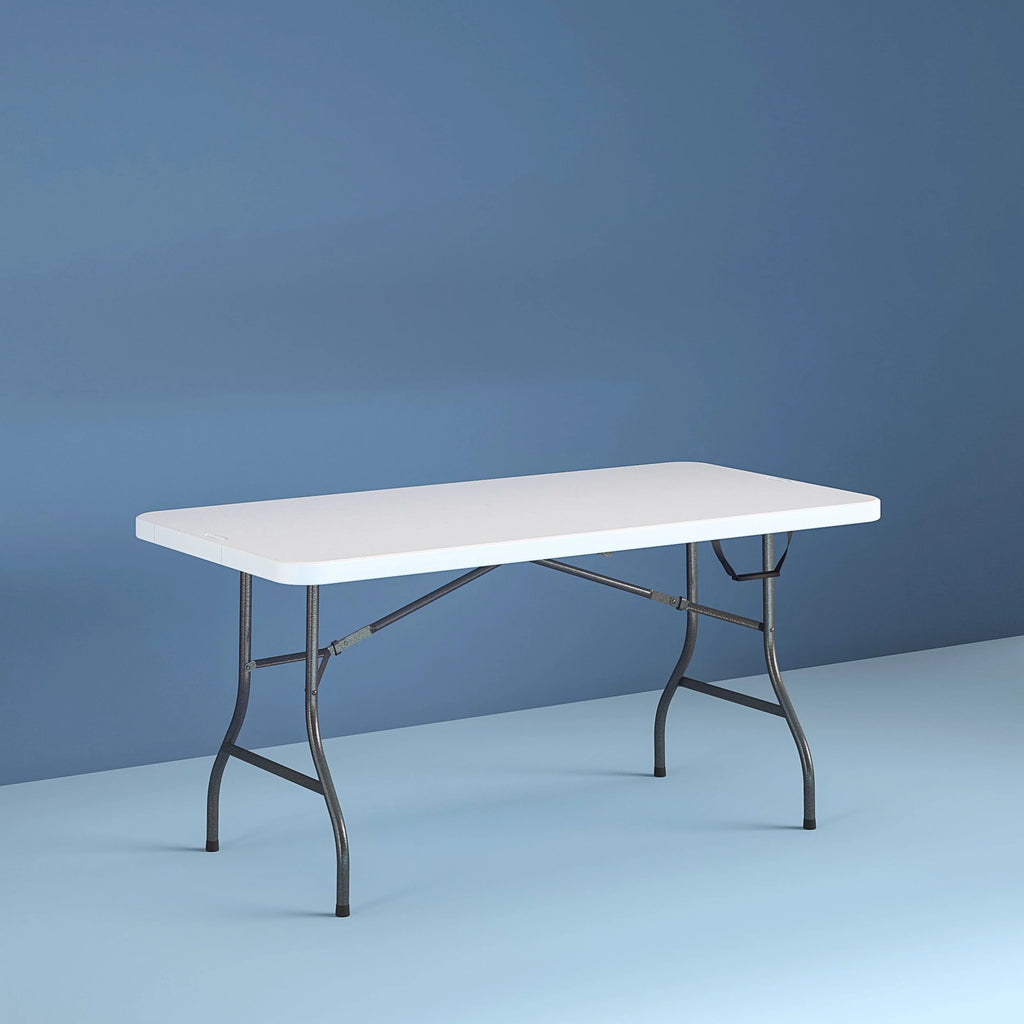 6 Foot Folding Table White Speckle K845994
