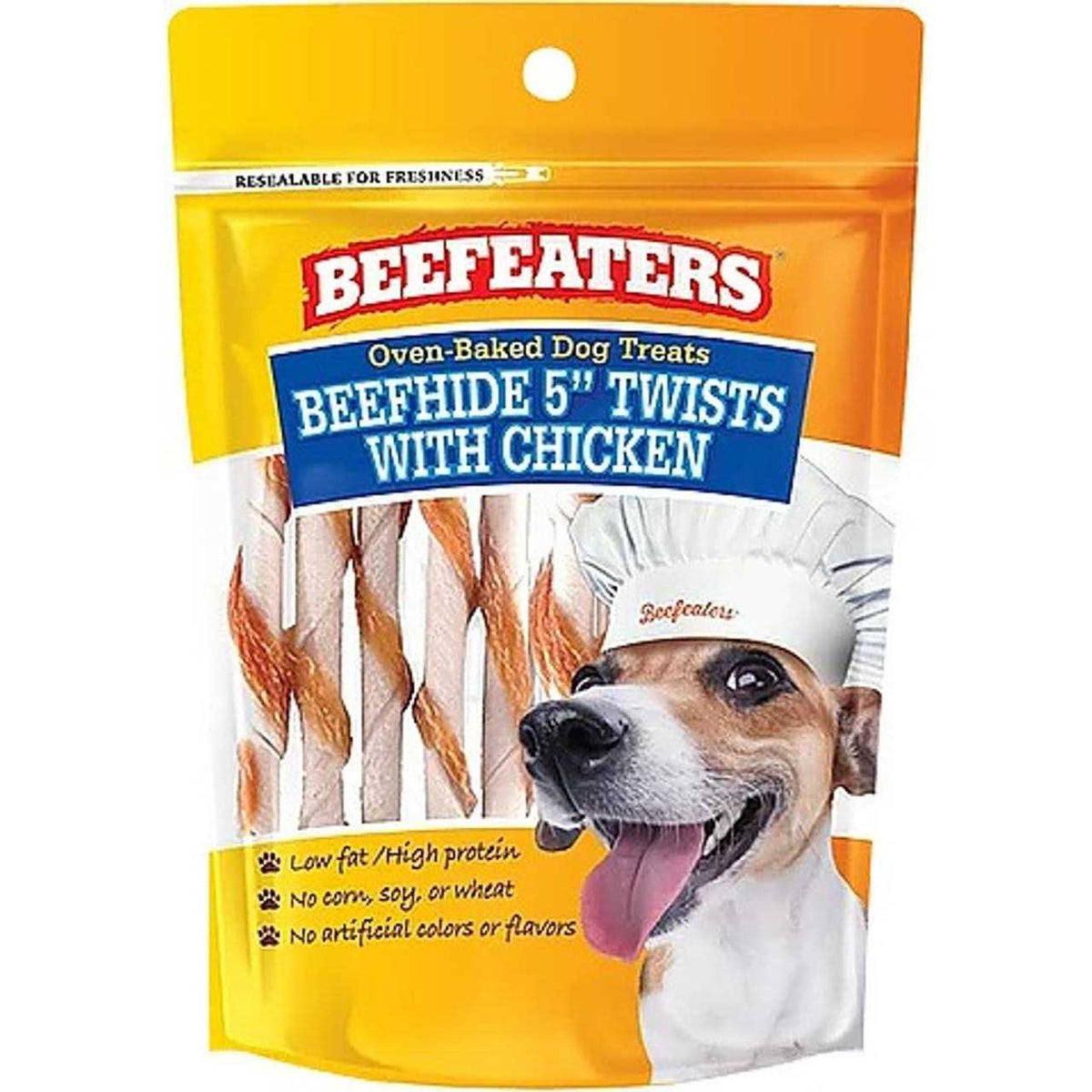 Oven Baked Beefhide Chicken Twists Dog Q6872