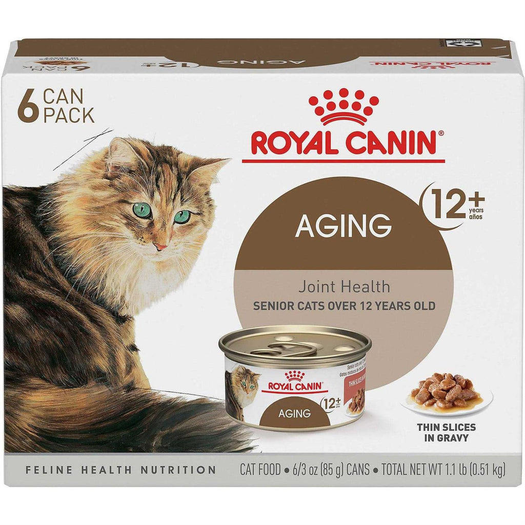 Aging 12+ Thin Slices in Gravy Canned Cat Food S973598