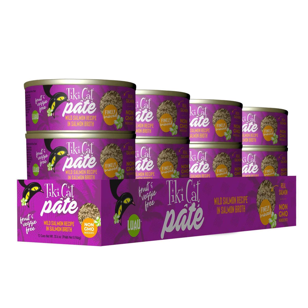 Wild Salmon Pate Cat Food V736