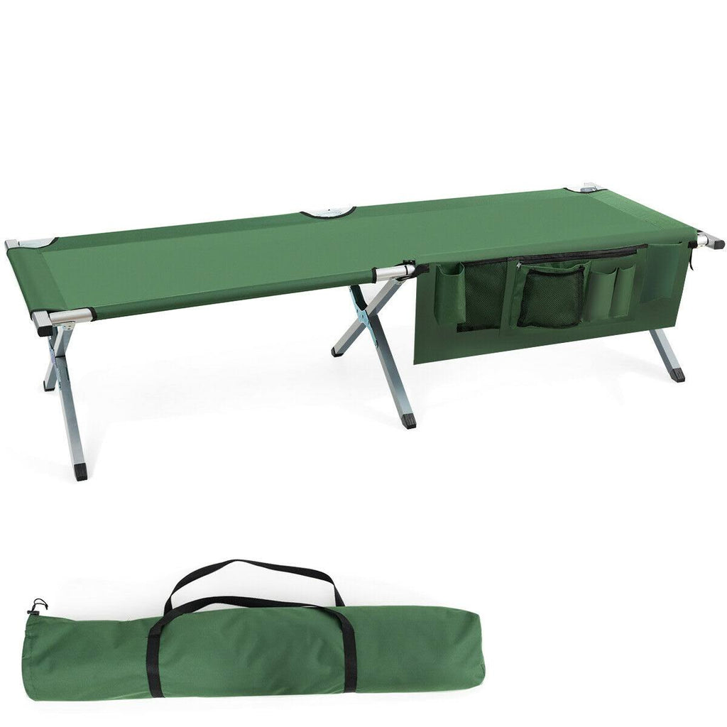 Heavy-Duty Folding Camping Cot with Carry Bag E99681