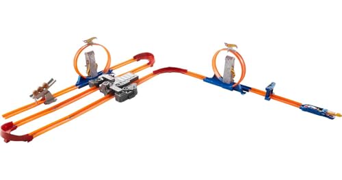 Hot Wheels Toy Car Track Set with Motorized Booster R910293
