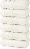 4 Pack Oversized Bath Towels Set, 100% Ring Spun Cotton (27 x 54 Inches) Black T742