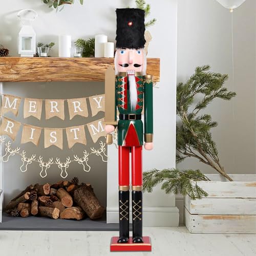 Green Wooden Soldier Nutcracker Figurines, 41.5 E126
