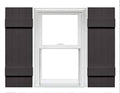 4 Board and Batten Vinyl Shutters 1 Pair 14 x 51 Tuxedo Gray S95183