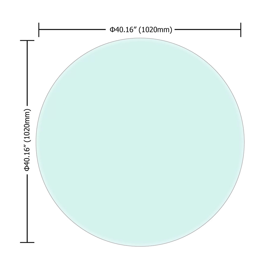 40'' Round Clear Tempered Glass Table Top N661050