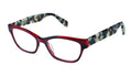 Crimson Stripe Marbled Black Dresser Z798