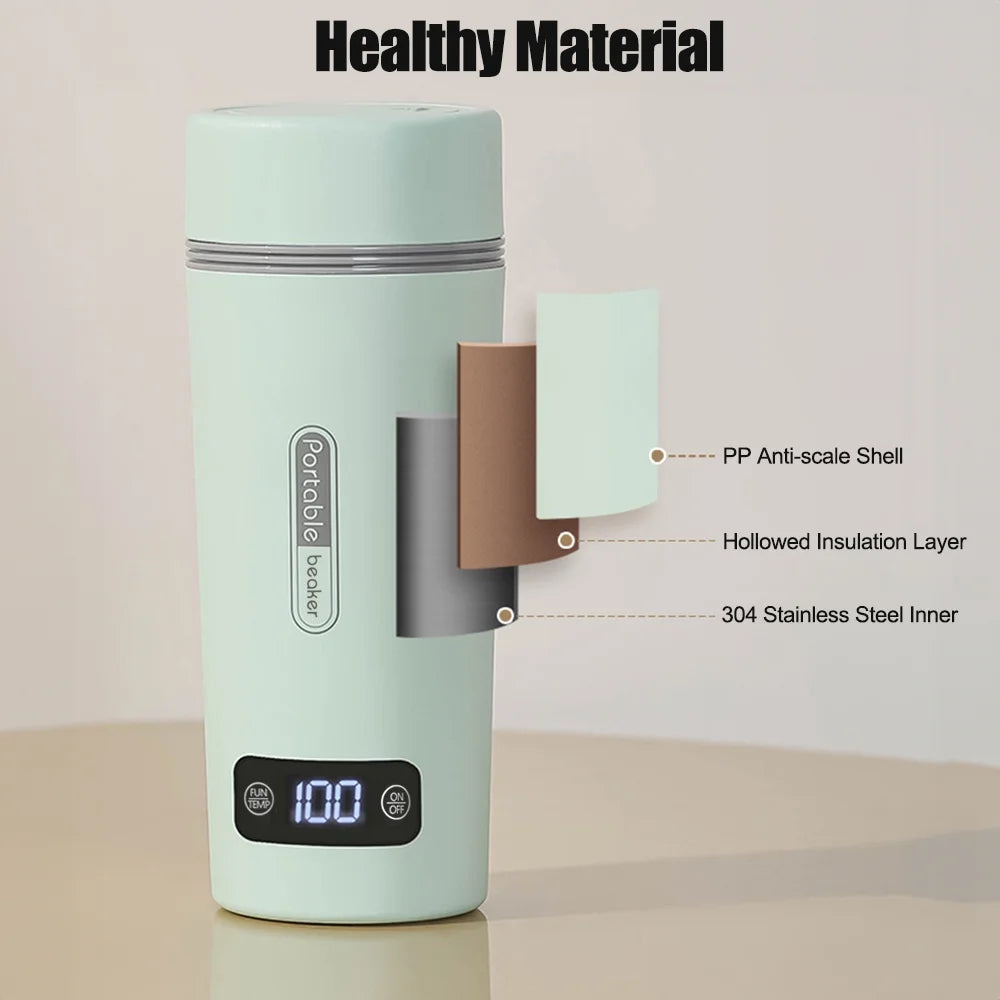 Portable Electric Kettle 350ml Stainless Steel T126882