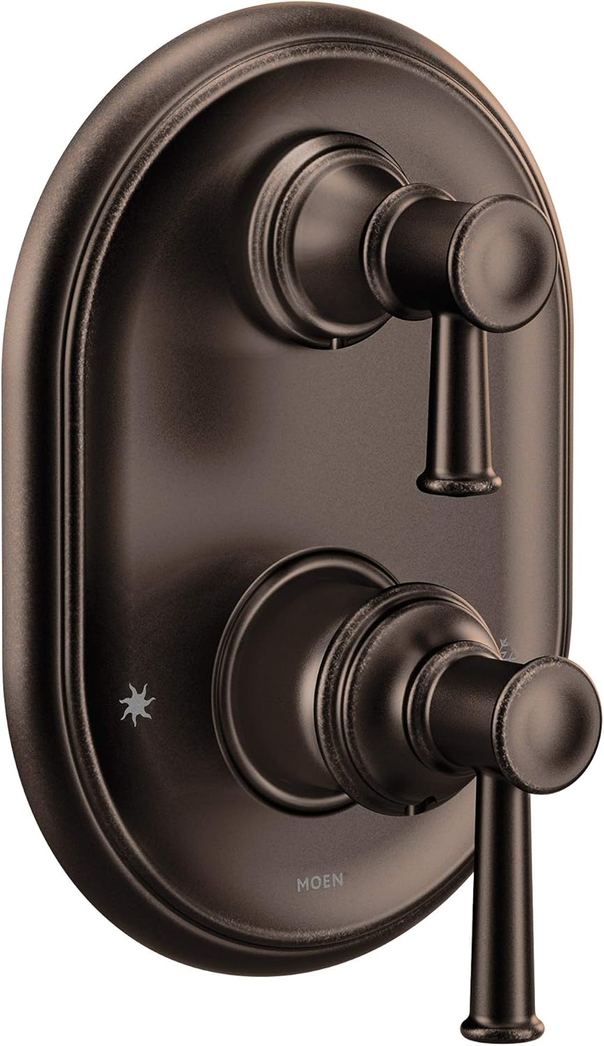 Polished Nickel 2-Handle Shower Trim with Integrated Transfer K18789