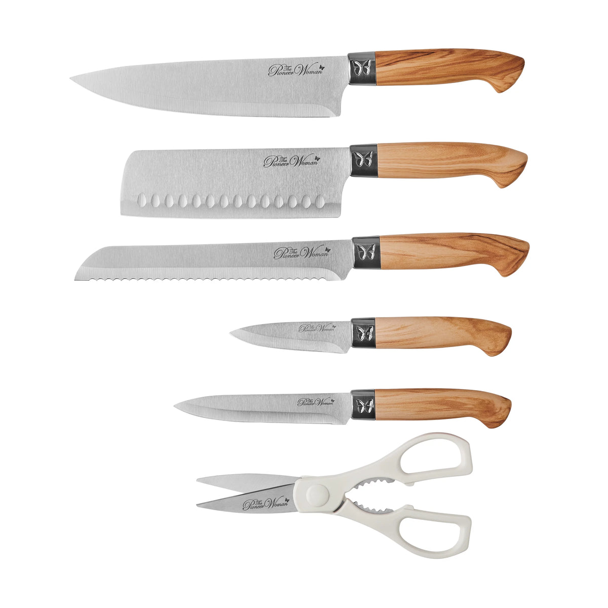 11-Piece Stainless Steel Knife Block Set Z385