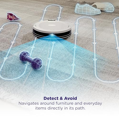 Robot Vacuum and Self-Empty Base with Bagless 60-Day Capacity, Grey T174