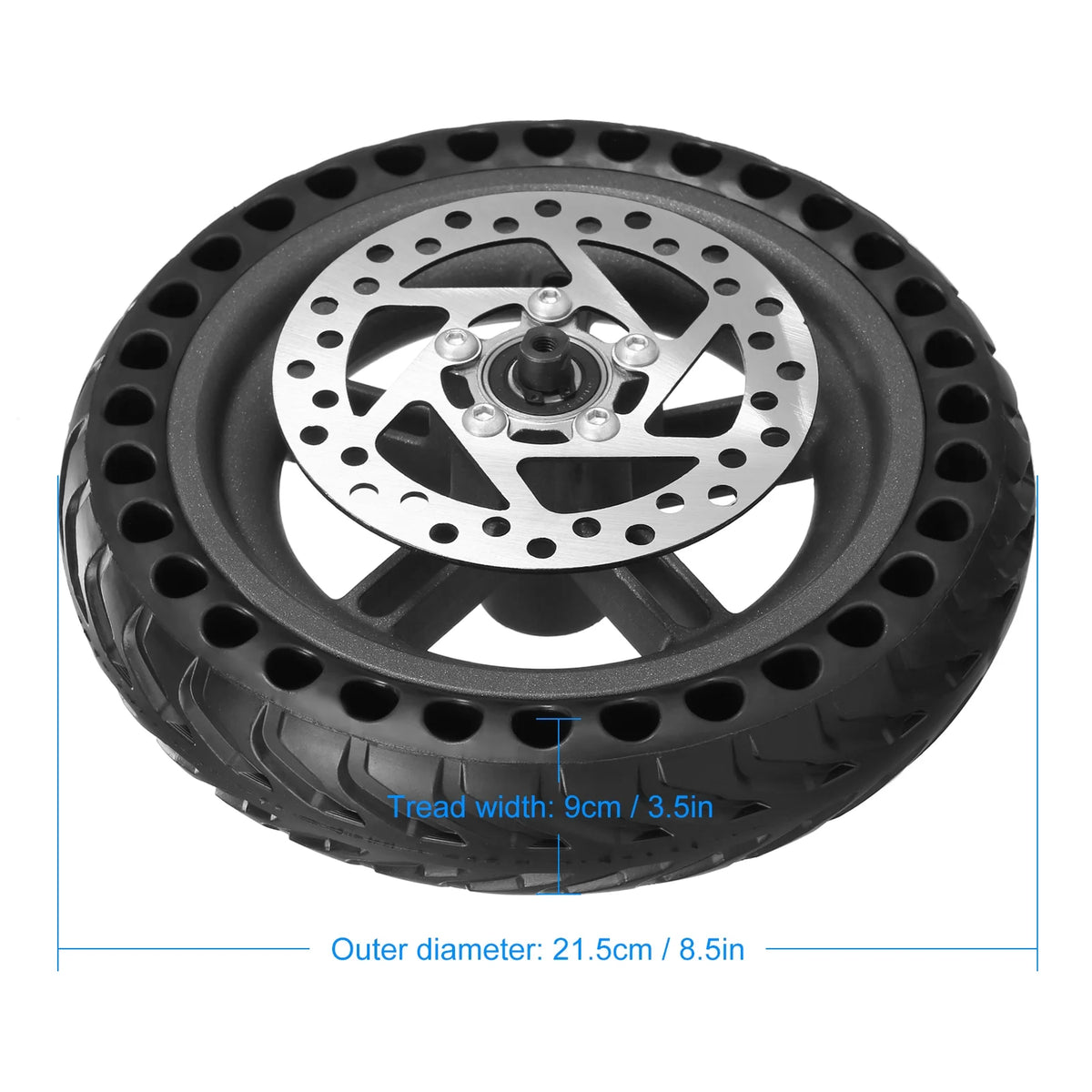 8.5 inches Solid Electric Wheel with Hub Disc Brake O788803