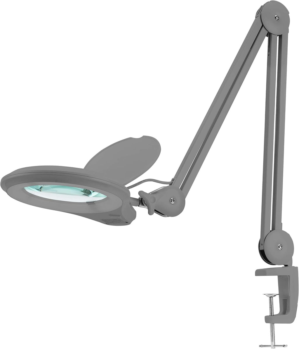 60 Pcs SMD LED Magnifying Lamp with Clamp, 5 Inches Diameter Lens U5915