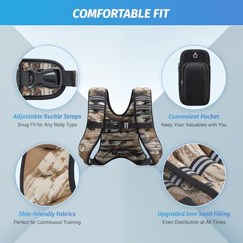 Weighted Vest with Reflective Stripe Y469851