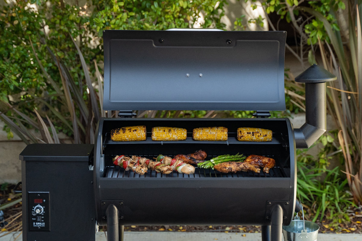 560 sq. in. Wood Pellet Grill & Smoker, 8 in 1 BBQ Grill D295449