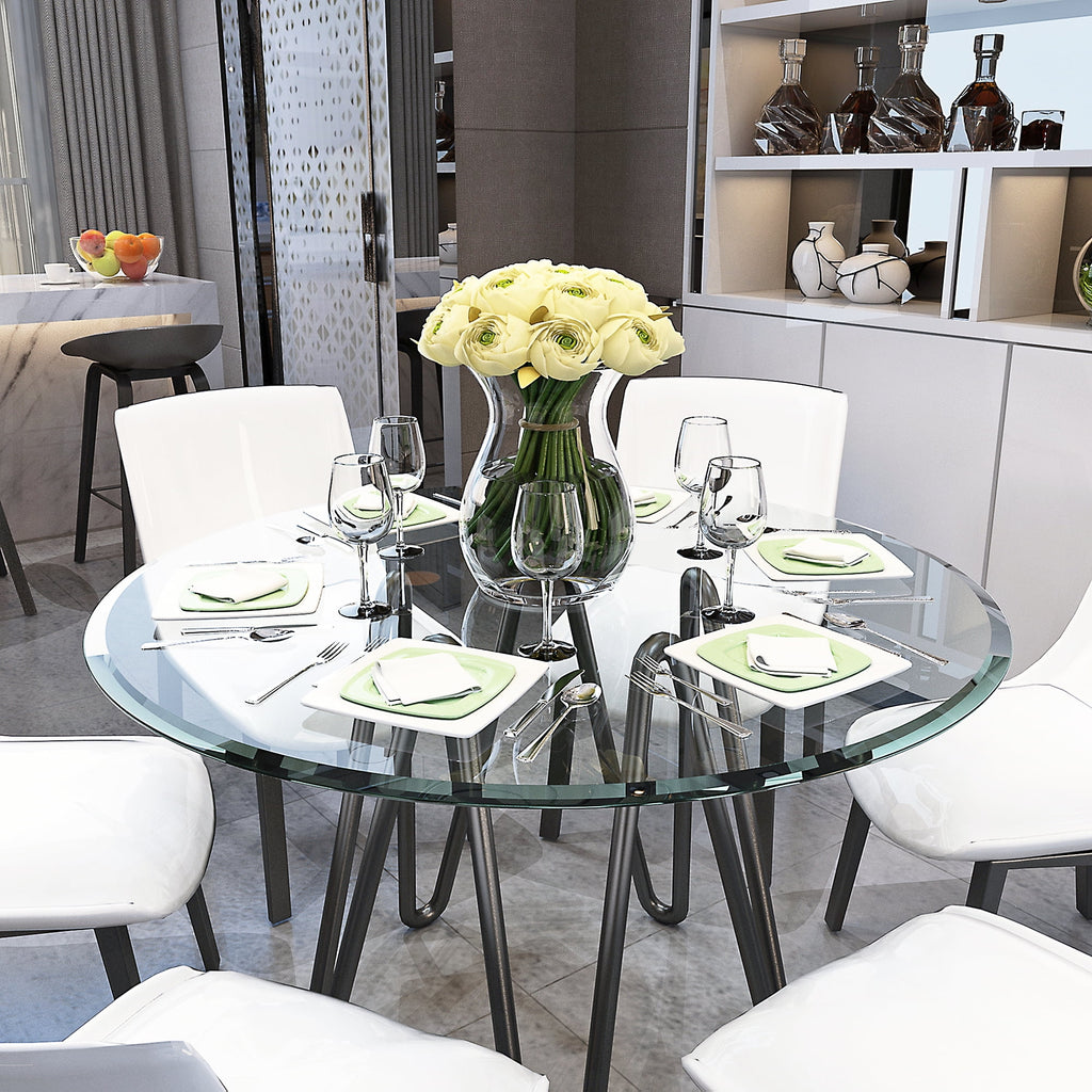 40'' Round Clear Tempered Glass Table Top N661050