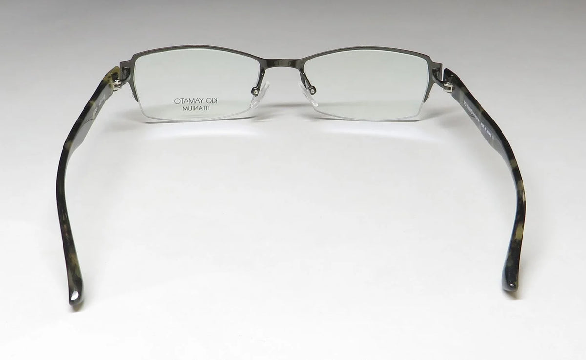 Titanium Half-Rimless Eyeglass Frame Y908436