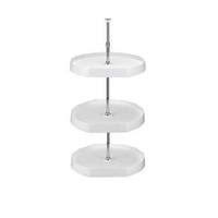 Almond Polymer 3-Shelf Lazy Susan E915