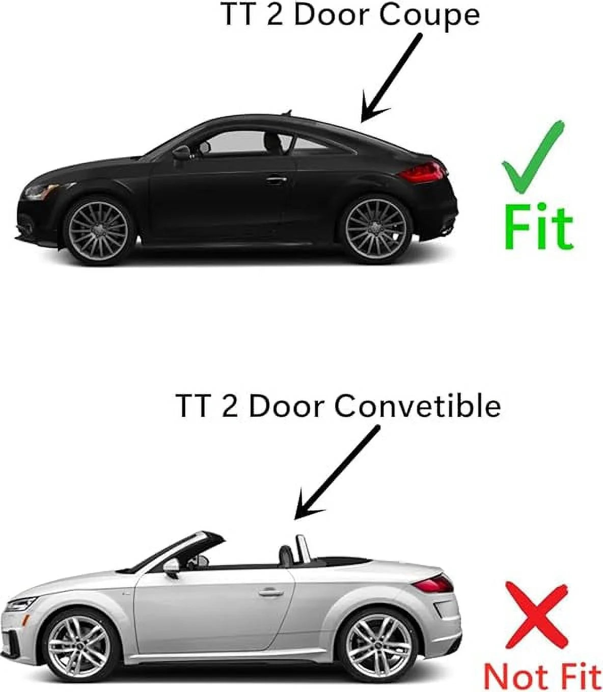 Heated Rear Window Back Glass for Audi TT 2 Door Coupe 2007-2015 L32877