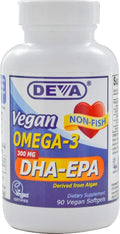 90 Capsules Vegan Omega-3 DHA-EPA B945740