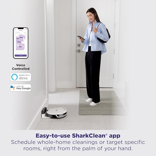 Robot Vacuum and Self-Empty Base with Bagless 60-Day Capacity, Grey T174