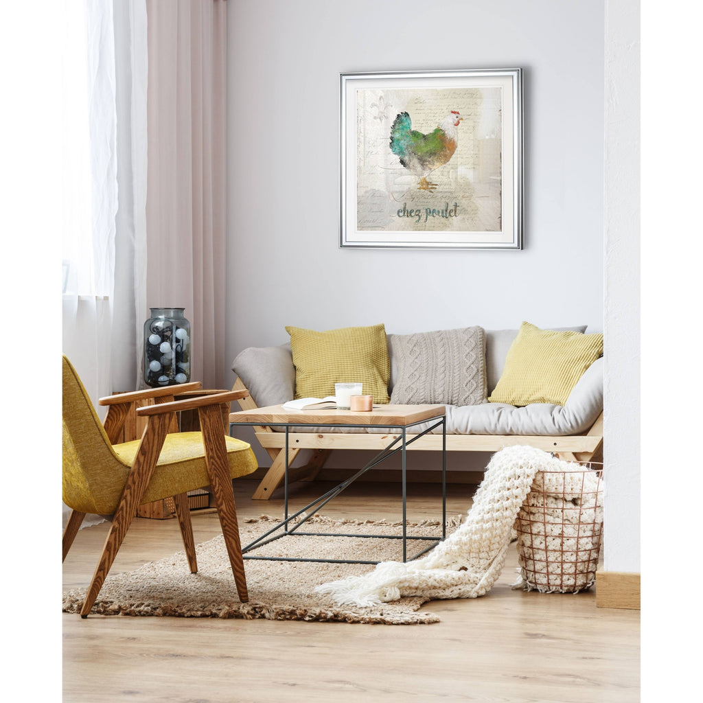 Teal Tree Framed Giclee Print 32 x 32 G627980
