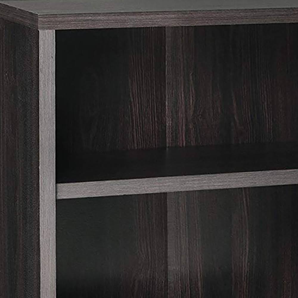 3-Shelf Black Walnut Bookcase D1932