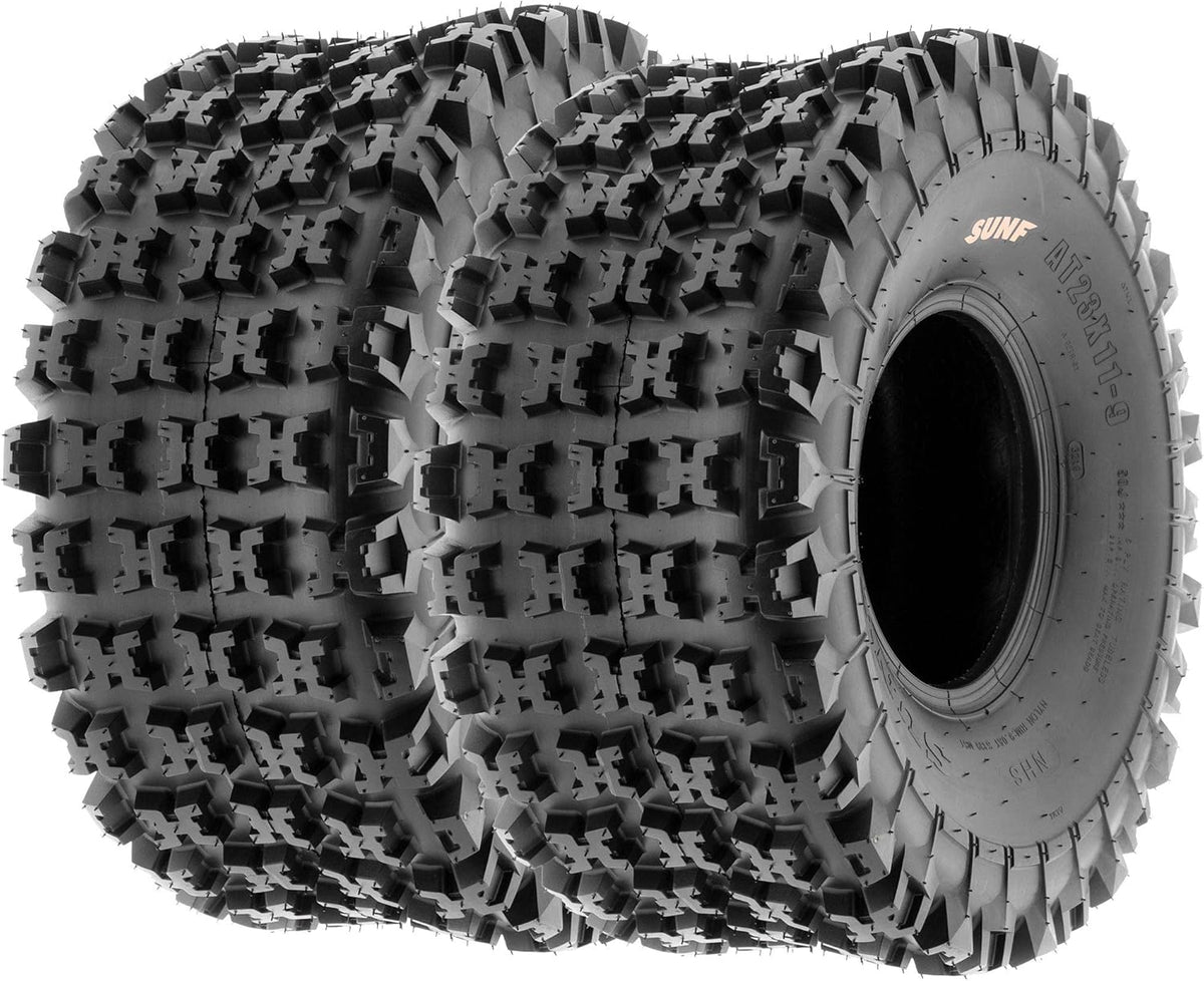 Set of 4 Knobby Sport ATV UTV Tires, 6 PR Tubeless Y73774
